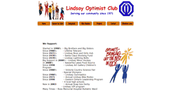 Desktop Screenshot of lindsayoptimistclub.org